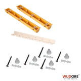 Ceiling cloth hanger spare parts clips, screws and channels from Wudore.com