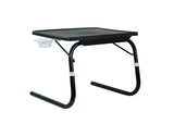 Mini foldable Study table - Black with Black legs