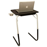 Multipurpose Tablemate - Black Top with Black & White Legs | Wudore