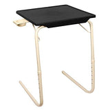 Multi utility Table mate Black with White legs | Wudore