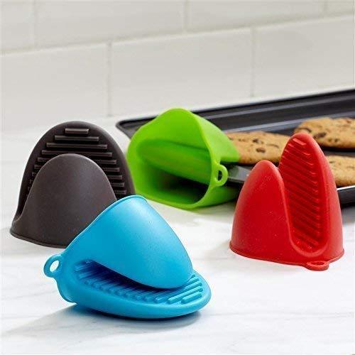 Silicone Heat Resistant Cooking Pot Holder for Kitchen (Pack of 2)