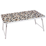 Laptop Table With Folding Steel Legs - Mosaic | Wudore