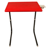 Multipurpose Tablemate with Black legs and red finishing | Wudore