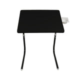 Multi utility Laptop Table with Black legs Combo pack Medium Black & White