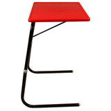 Multipurpose Tablemate with black legs and red finishing | Wudore