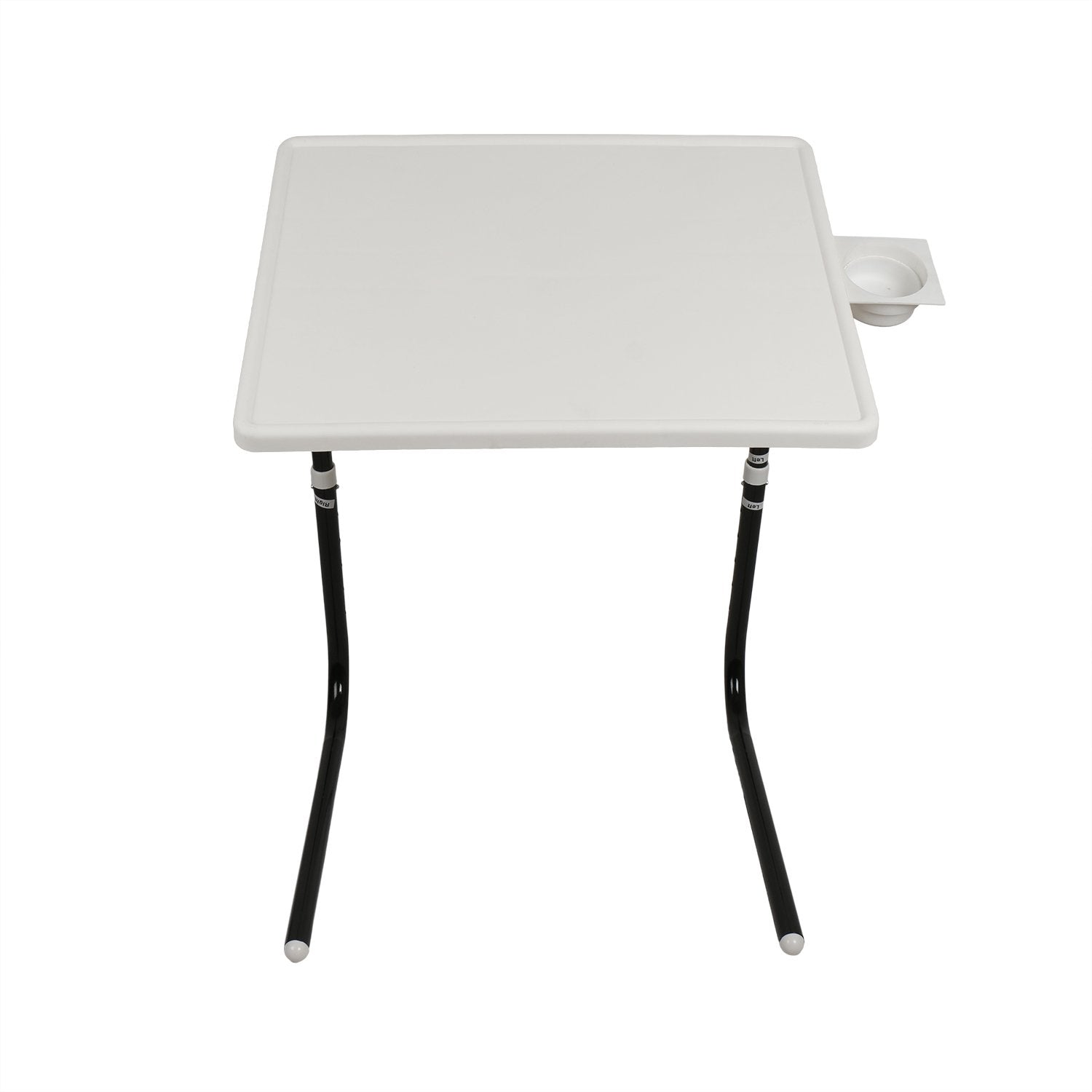 Multi utility Laptop Table with Black legs Combo pack Medium Black & White