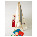 Preschool Art Easel with White and Black board I Di-Side - Wudore