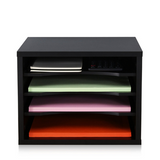 File cabinet 4-tier Black I On-Desk - Wudore