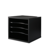 File cabinet 4-tier Black I On-Desk