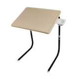 Multipurpose Tablemate with Black legs and Beige finishing | Wudore