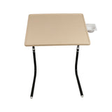 Multipurpose Tablemate with Black legs and Beige finishing | Wudore