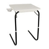 Tablemate with black legs and white finishing | Wudore