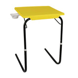 Tablemate with black legs and yellow finishing | Wudore