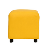 Upholstered Pouf stool I Soft-cube - Wudore