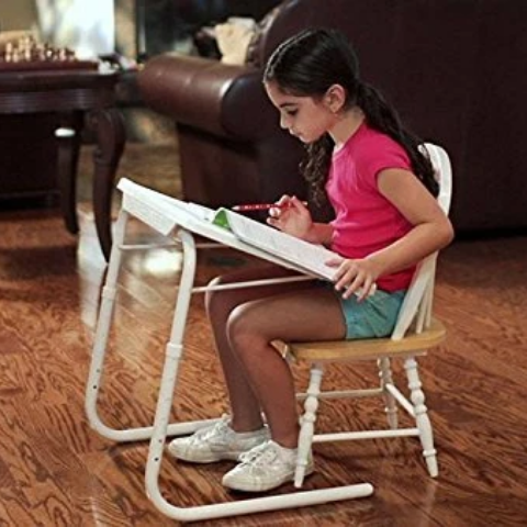 Portable Laptop Table Grey & White Combo Pack