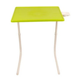 Multi utility Laptop Table with White legs Combo pack Medium Green & Brown