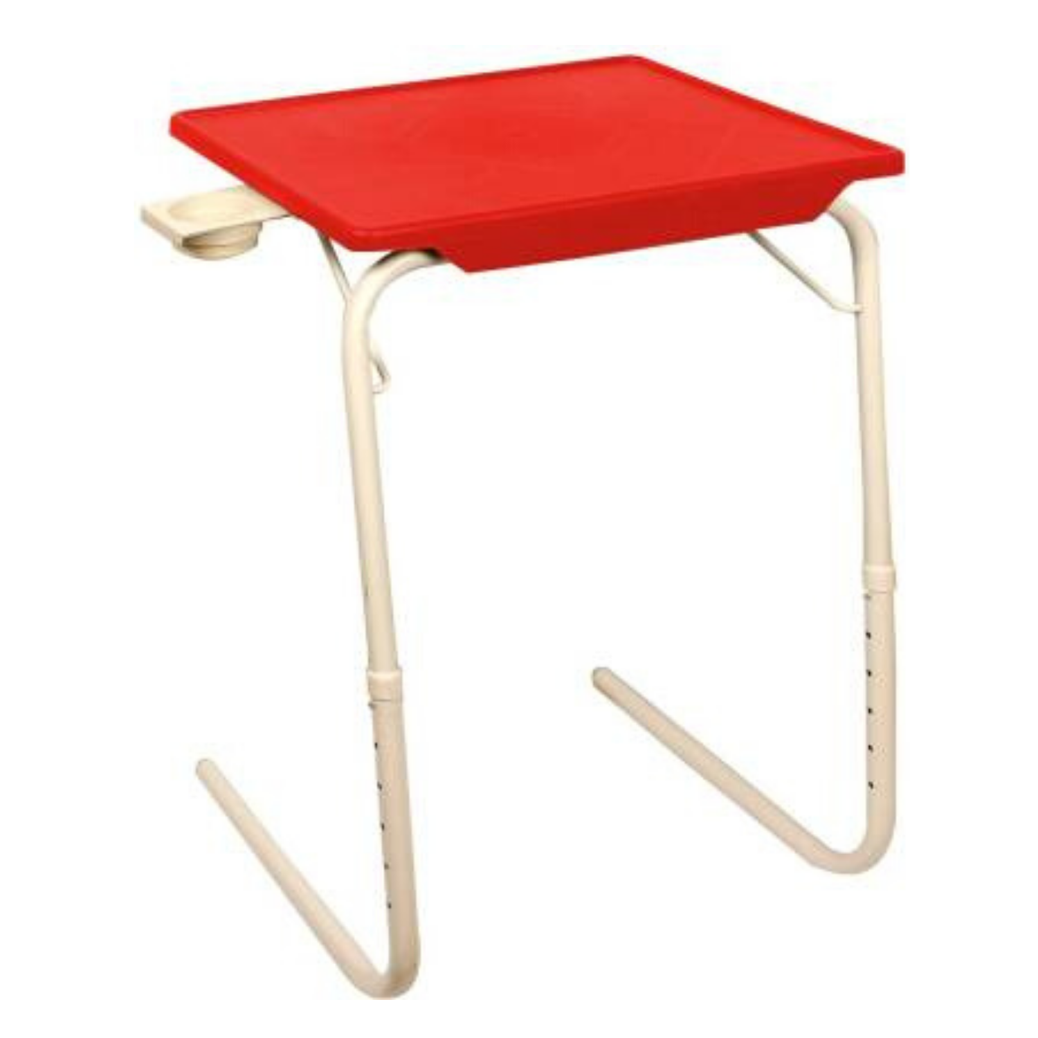  Multi utility Table mate Red with White legs | Wudore