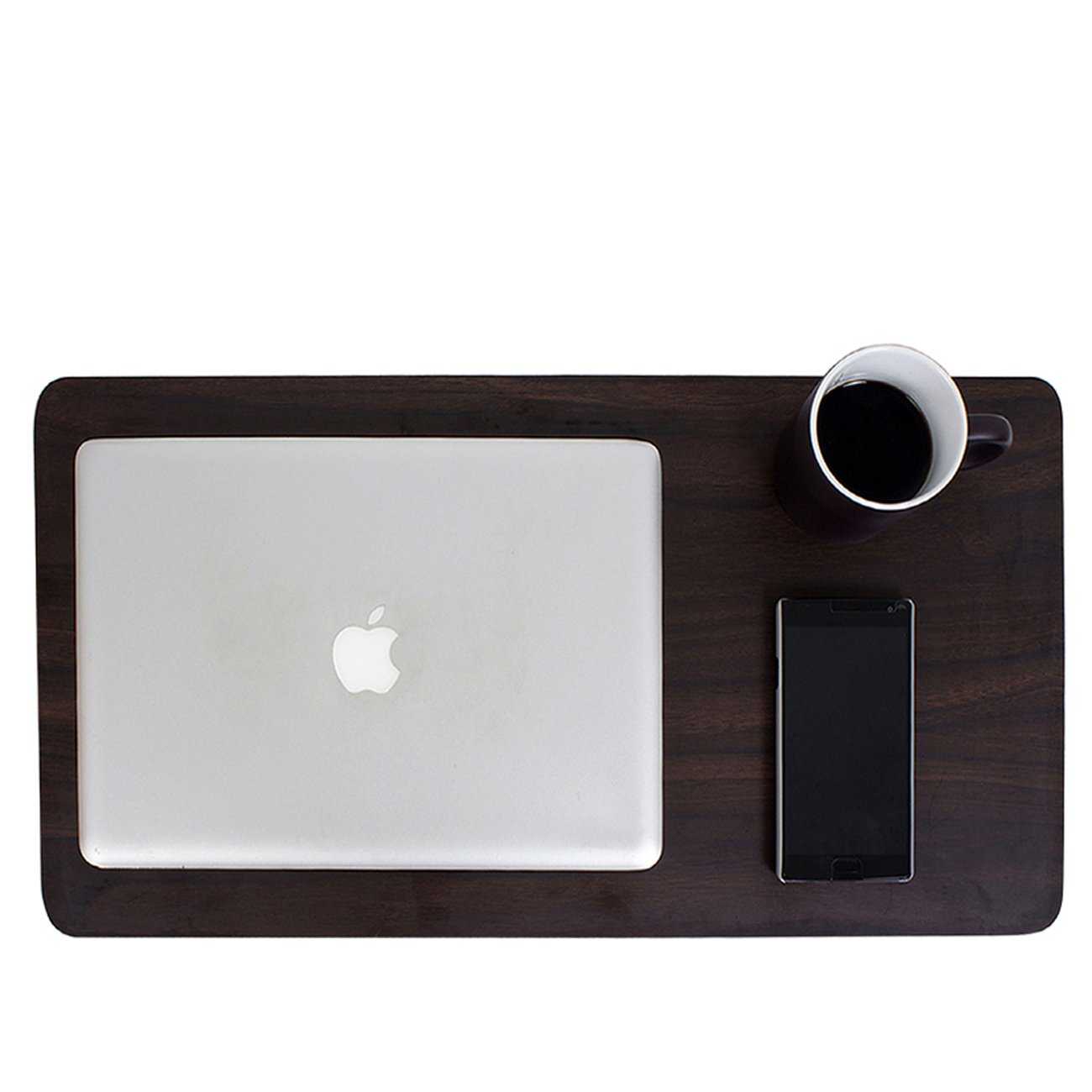 Laptop Table Black walnut colored | Wudore