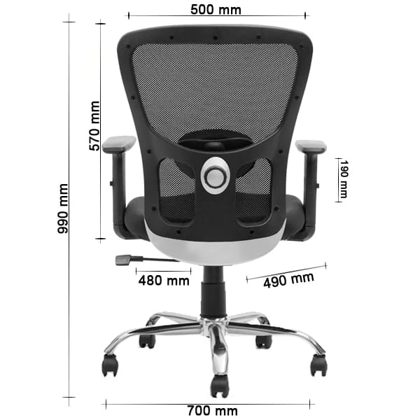 Office Short Adjustable Chair