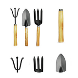 Gardening tool kit - 3 Pcs Ergonomic grip with zoom  - Wudore.com